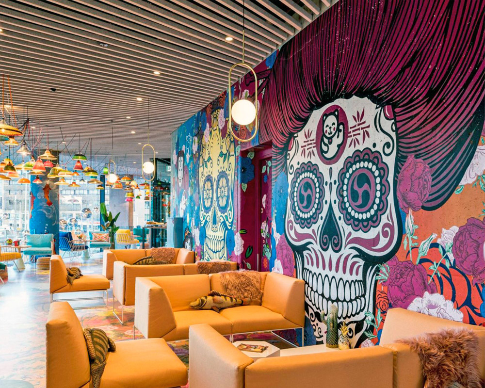 Art for Hotels ✦ Hospitality Art ✦ Artist for Interior Design | nhow Amsterdam RAI > Moana Bar