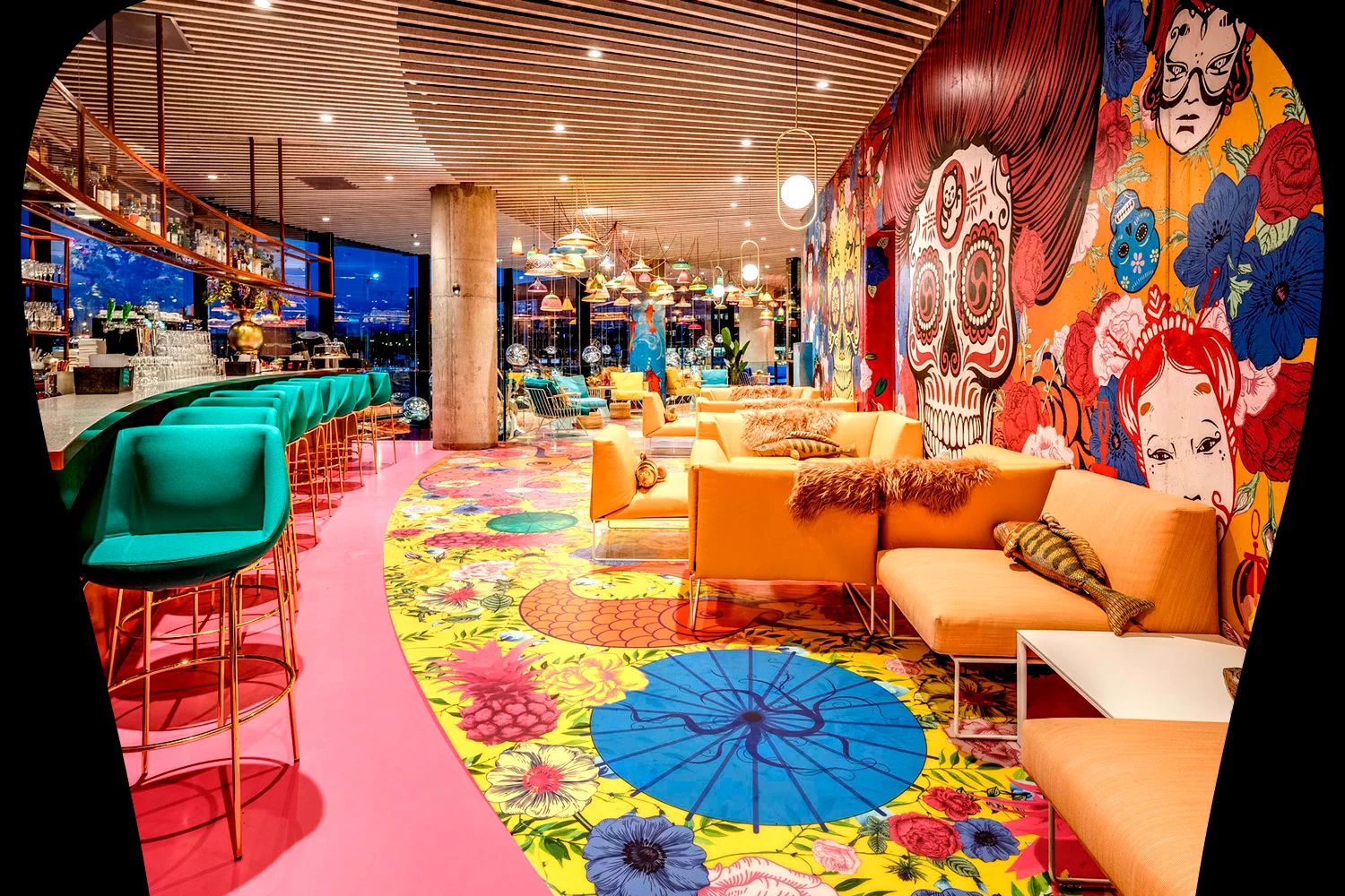 Art for Hotels ✦ Hospitality Art ✦ Artist for Interior Design | nhow Amsterdam RAI > Moana Bar