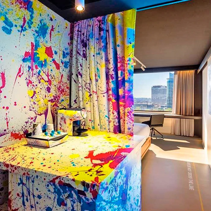 Art that merges with interior design and architecture. Art that transforms spaces. | Art Hotels