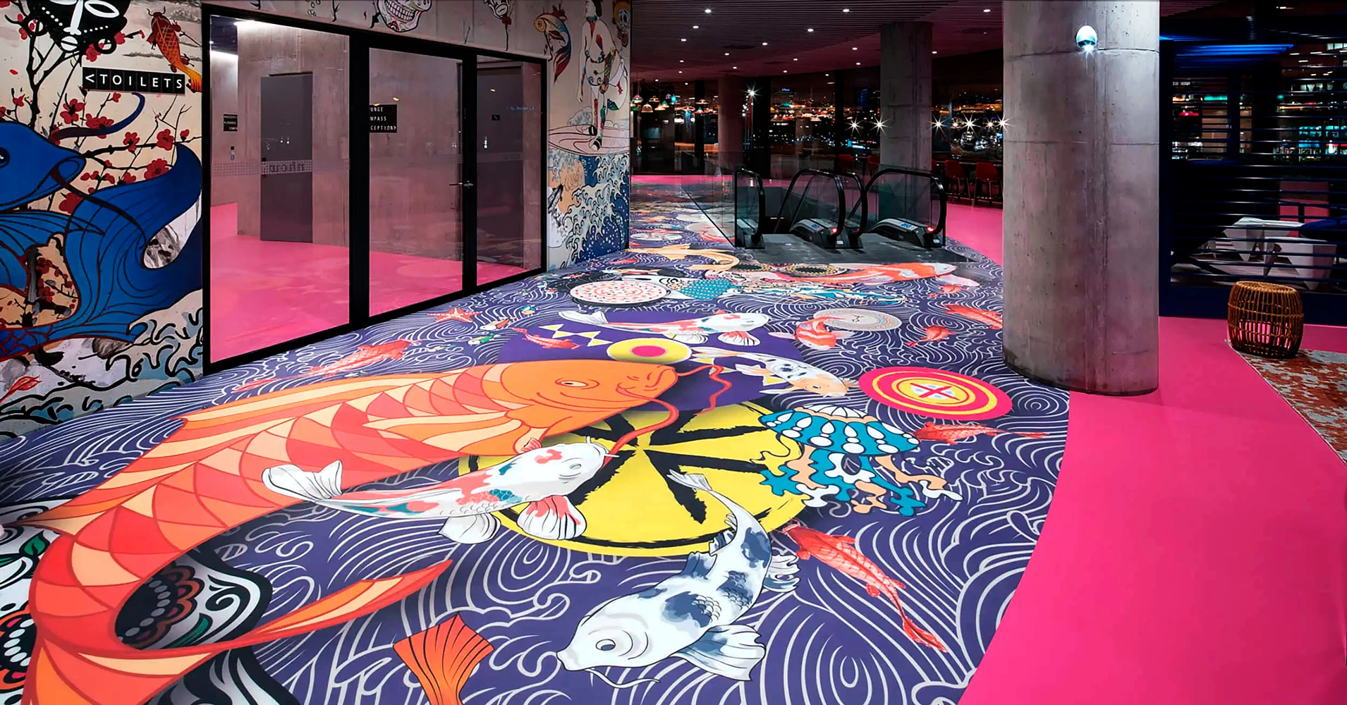 Artista especializado en arte para hoteles e interiorismo | Nhow Amsterdam > Art for floor