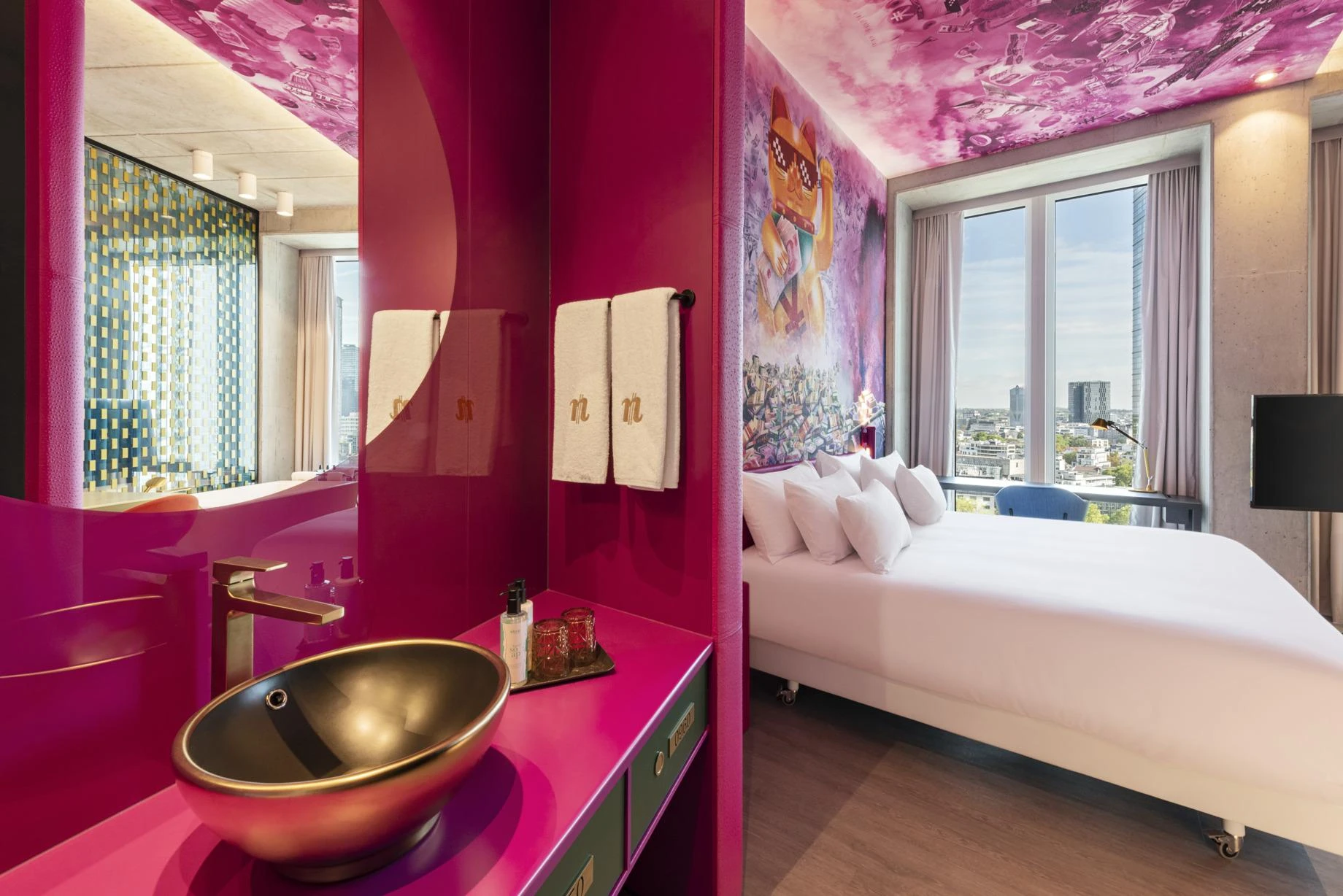 Artista especializado en arte para hoteles e interiorismo | Nhow Frankfurt > Penthouse Suite VIP