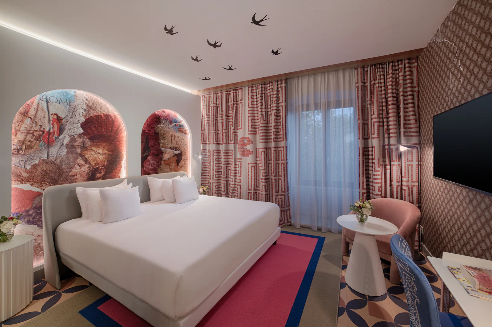 Artista especializado en arte para hoteles e interiorismo | NH Collection Roma Vittorio Veneto - headboards